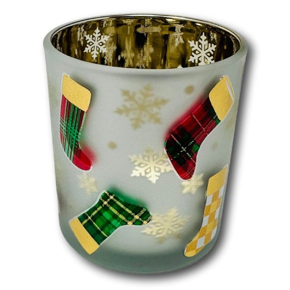 Yankee Candle Christmas Stockings Votive Holder with Mistletoe Votive - Picture 4 of 6